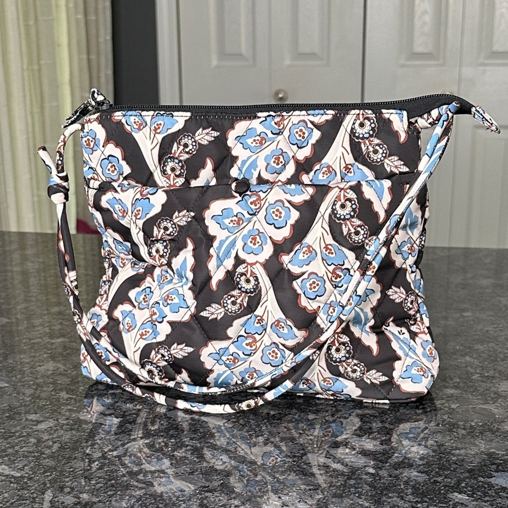 Vera Bradley Calyx+ Quill Black Performance Twill Original Hipster Dainty NWOT
